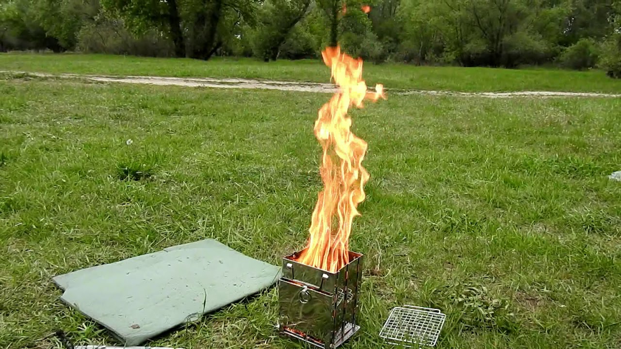 test chińskiej kuchenki z Aliexpresu - namiastka Firebox stove