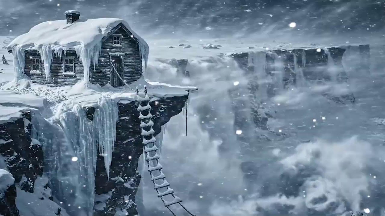 LIVE SNOWSTORM: BRUTAL ALASKAN WINTER with EXTREME COLD and blizzard for sleeping. WINTER STORM 2025