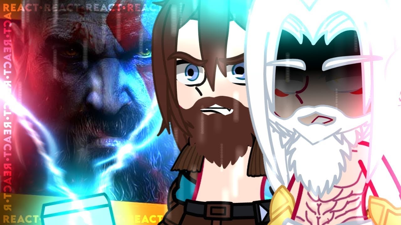 [GC] Deuses (GOW) reagindo: O DEUS DA GUERRA - Kratos Rap (God of War) | Takeru