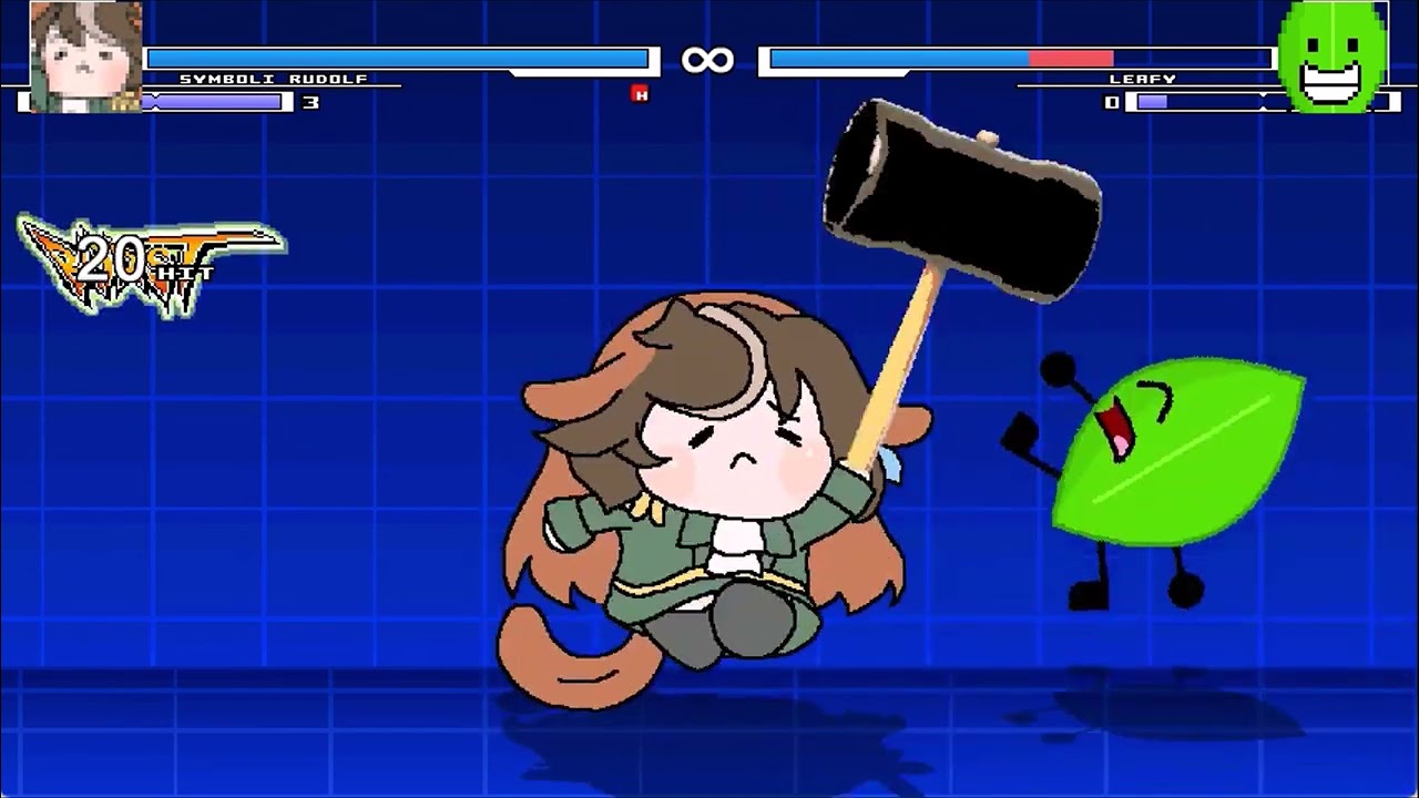 MUGEN: Symboli Rudolf (Me) VS Leafy [RANDOM MATCHES]
