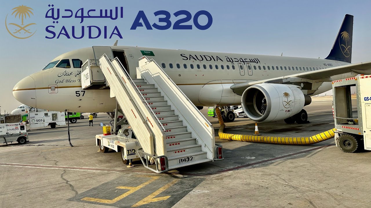 4K SAUDIA A320 Economy Class + Lounge 🇦🇪 Abu Dhabi AUH - Riyadh RUH 🇸🇦 [FULL FLIGHT REPORT]