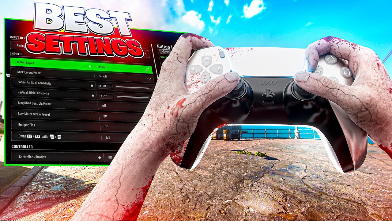 *NEW BEST* CONTROLLER SETTINGS ON WARZONE SEASON 5 RELOADED FOR MOVEMENT + AIMBOT 👑 (PC,PS5,XBOX)