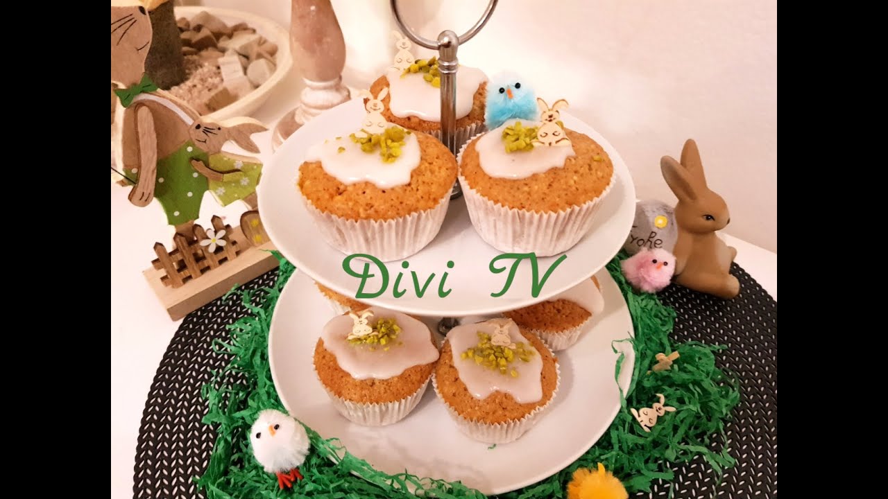 Karottenmuffins / saftig/ lecker/ Carrot muffins/ ENG SUB