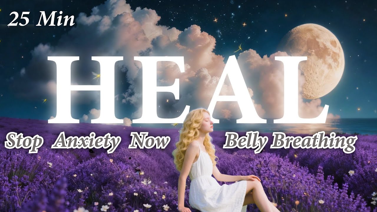 Fall Asleep Fast with Belly Breathing | 30-Minute Body Scan Sleep Meditation for Anxiety Relief