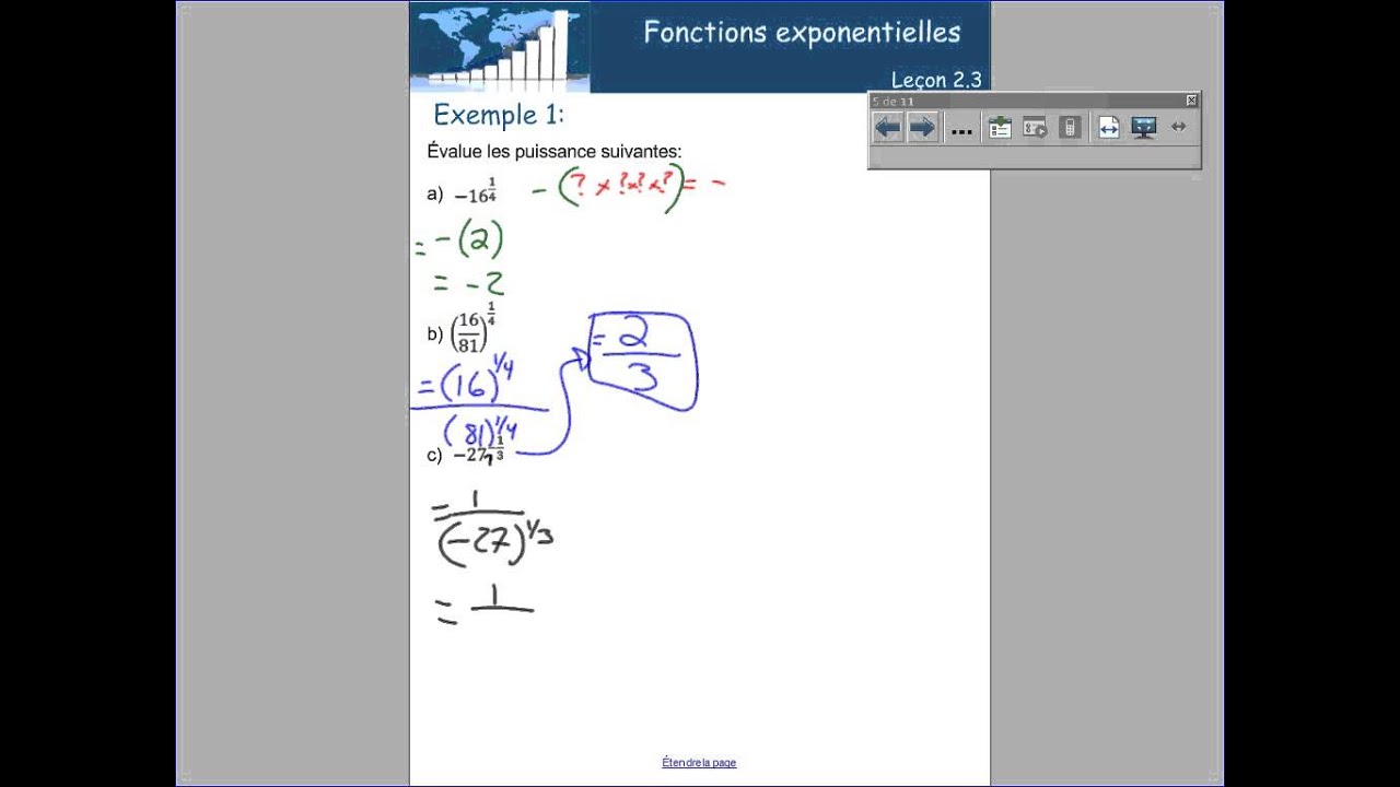 Leçon 2.1 - Les exposants rationnels