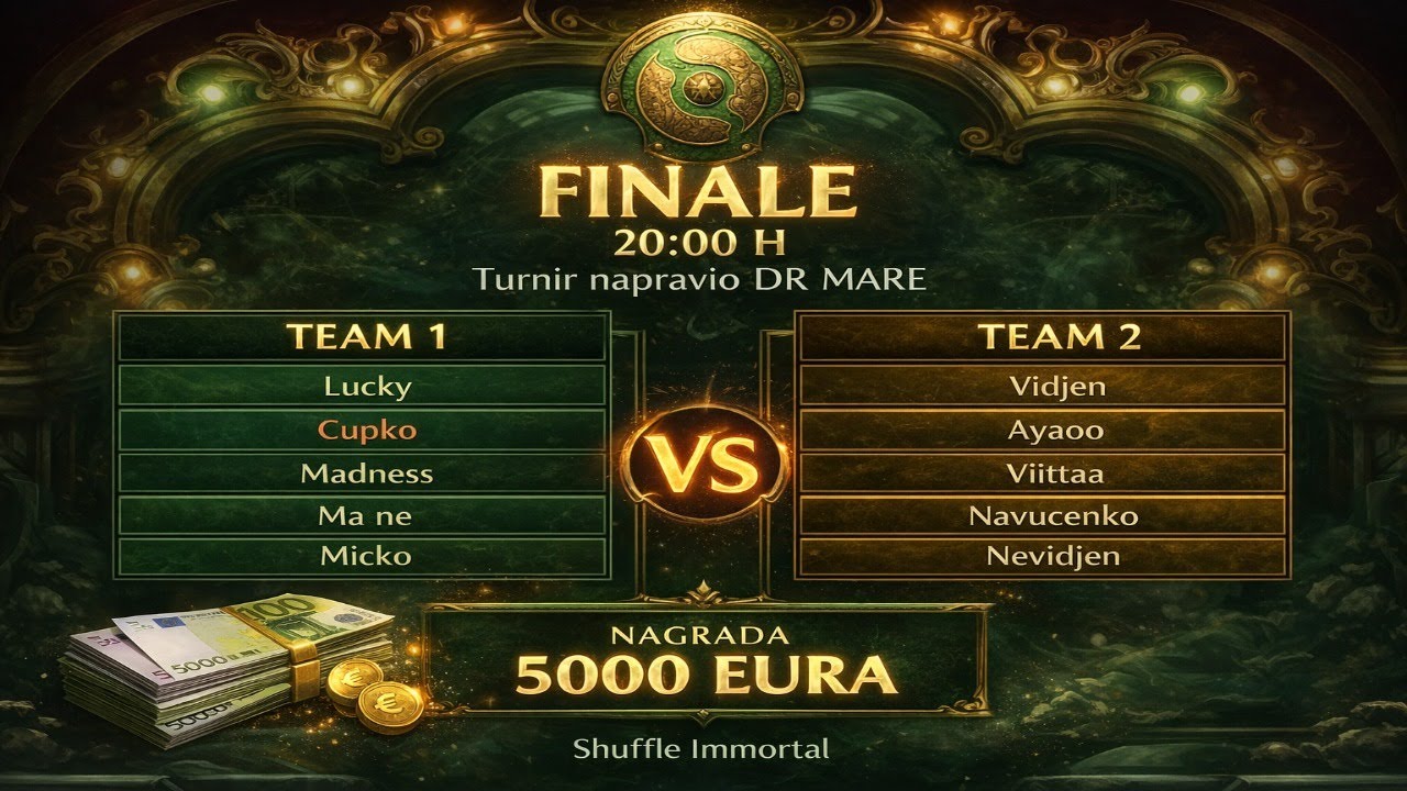 NAJJAČE FINALE DO SADA! KO ĆE BITI KRALJ SHUFFLEA? / BALKAN LIVE DOTA2 / VIITTAA / IDEMOO /