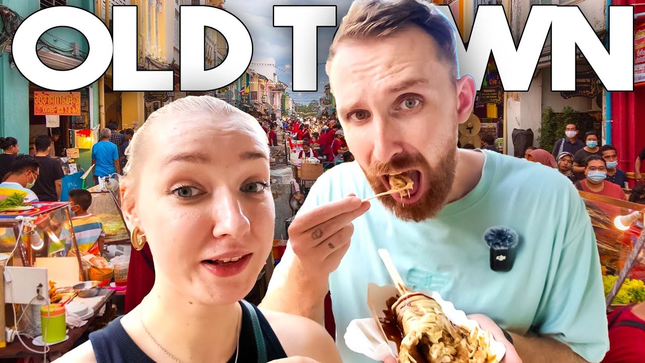 🇹🇭 Phuket Old Town | Sunday Night Market | Thailand 2023 🇹🇭