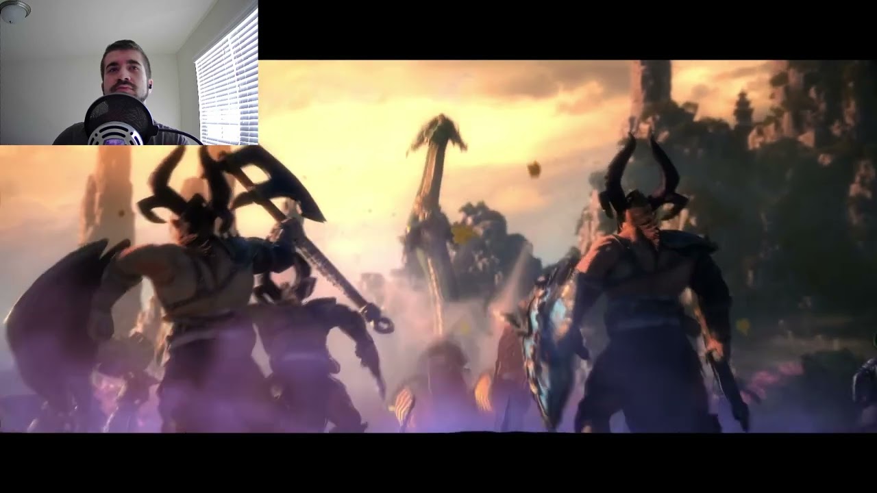 Reacting to and discussing the Shadows of Change trailer and blog for Total War Warhammer III