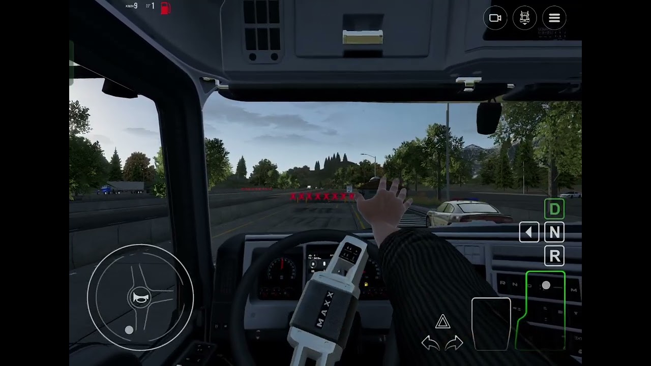 Truck simulator big rig game play 