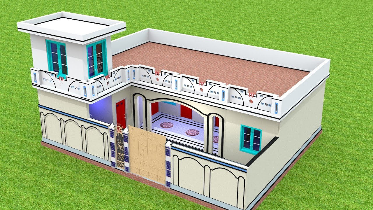 8 marla single story house design, 8 marla simple house design, 8 marla house designs