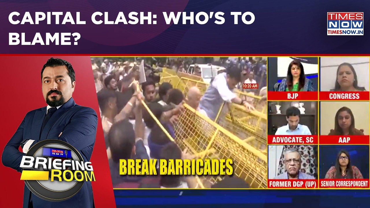 Stones Pelted At Cops, Media Personnel Targeted At CJP Protest | Capital Clash: Who's To Blame?