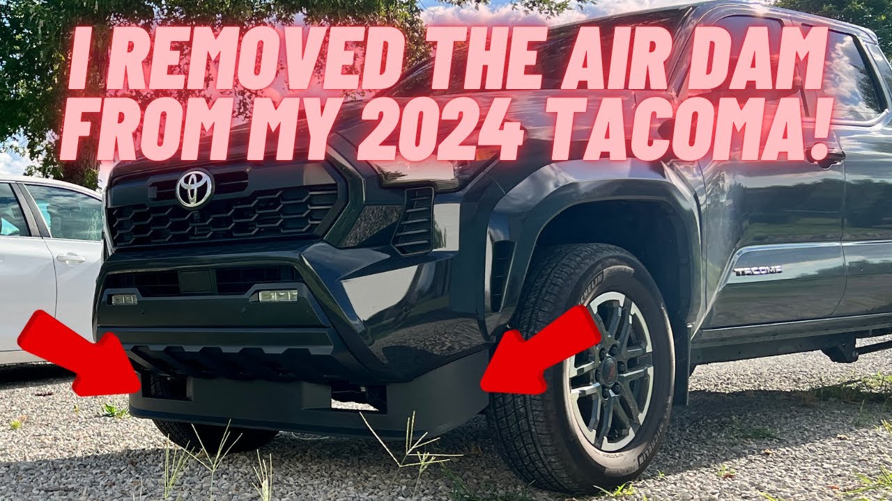 Снятие переднего воздухозаборника Toyota Tacoma 2024 года