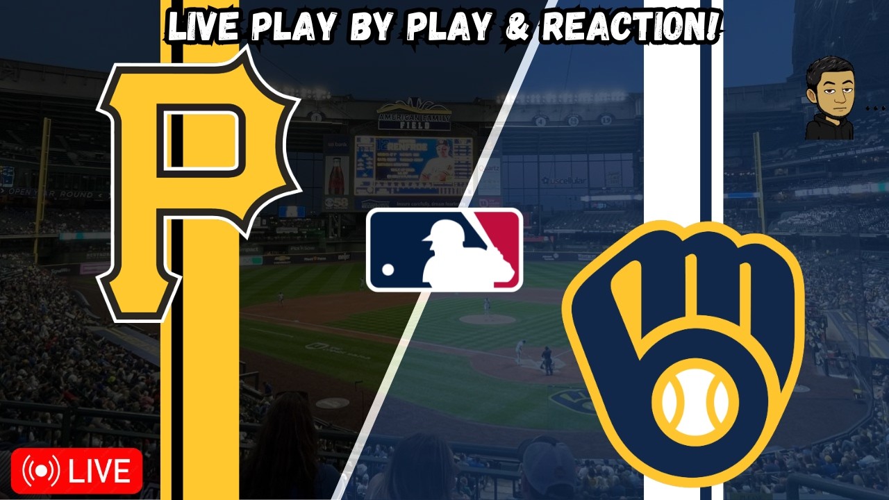 Pittsburgh Pirates vs Milwaukee Brewers | MLB Livestream Live Radio Broadcast