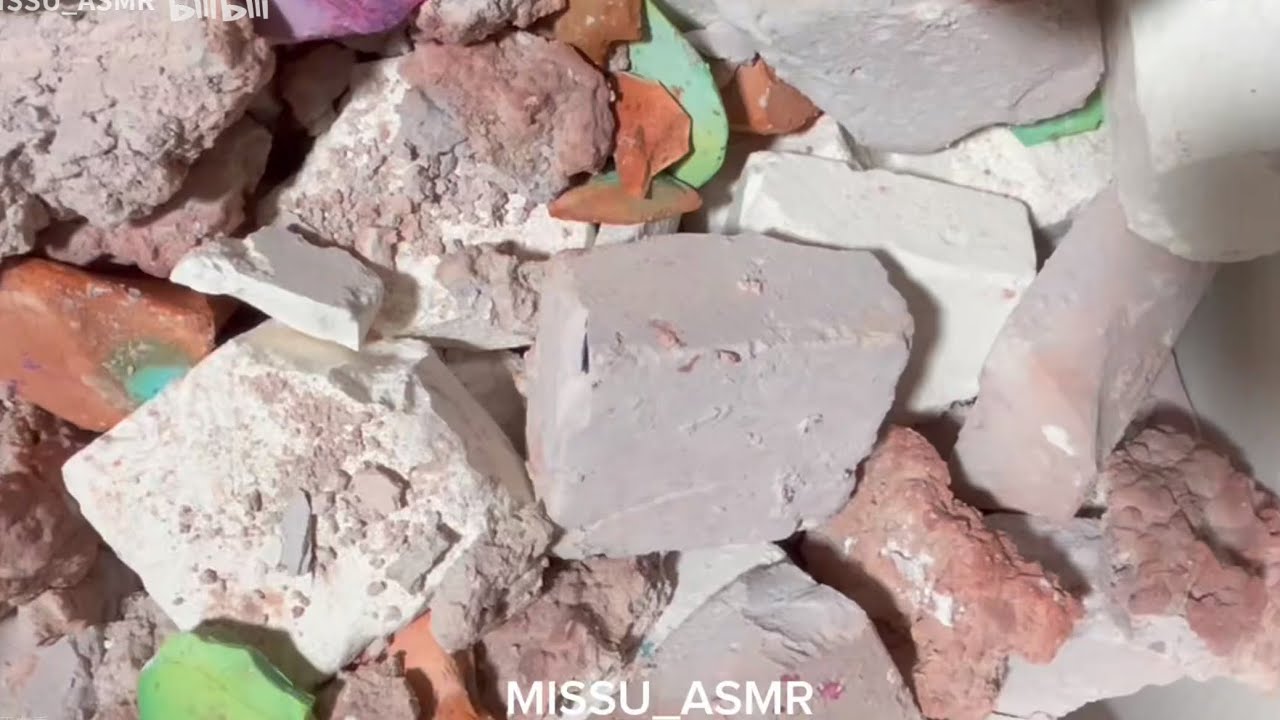 ASMR/gym chalk/colourful gym chalk/reformed    gym chalk/Satisfying ASMR/Sleep Aid Oddly