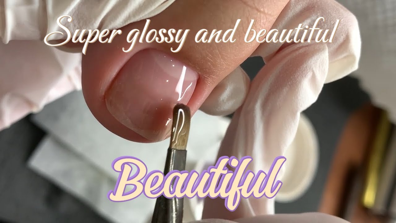 Incredibly glossy and stunning 👍#nails #shiningnails #naildesign #nailart #nailtutorial #nailgelart 