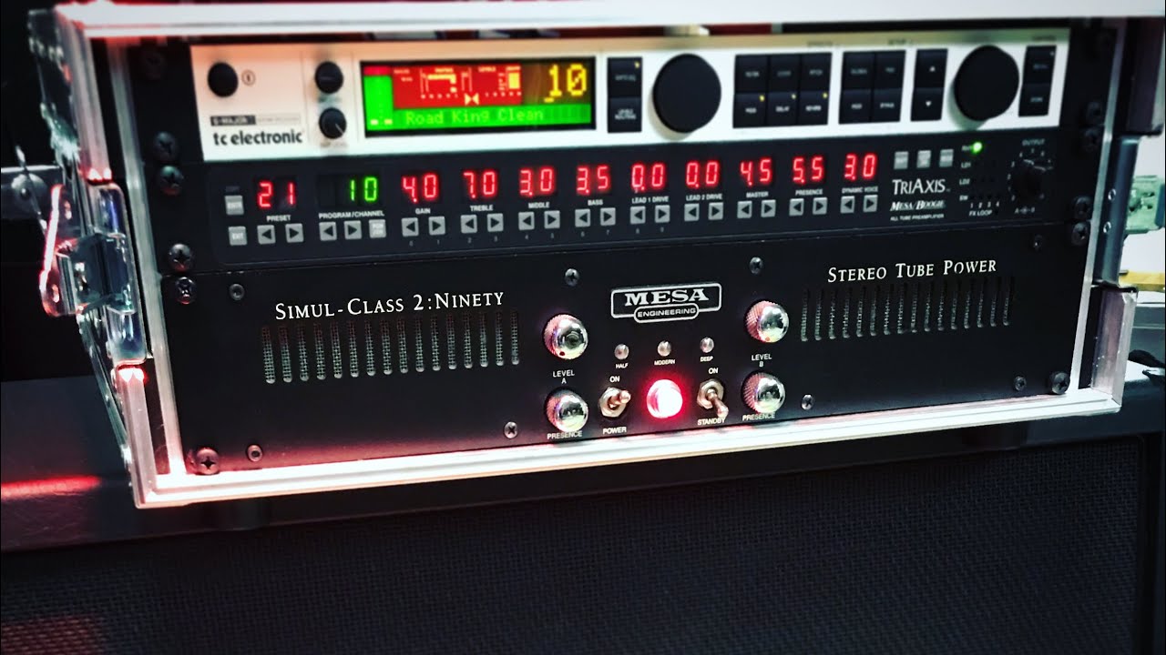 Mesa TriAxis/2:90/OS 4x12 soundcheck
