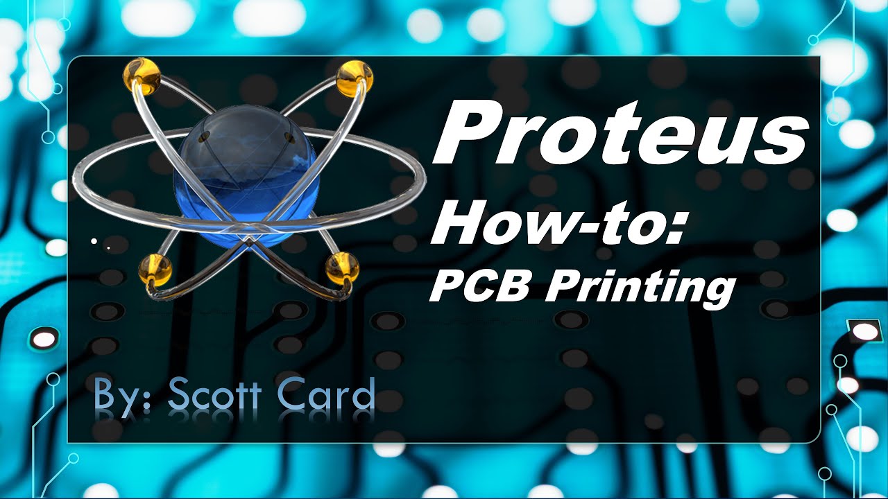 PCB Printing in Proteus