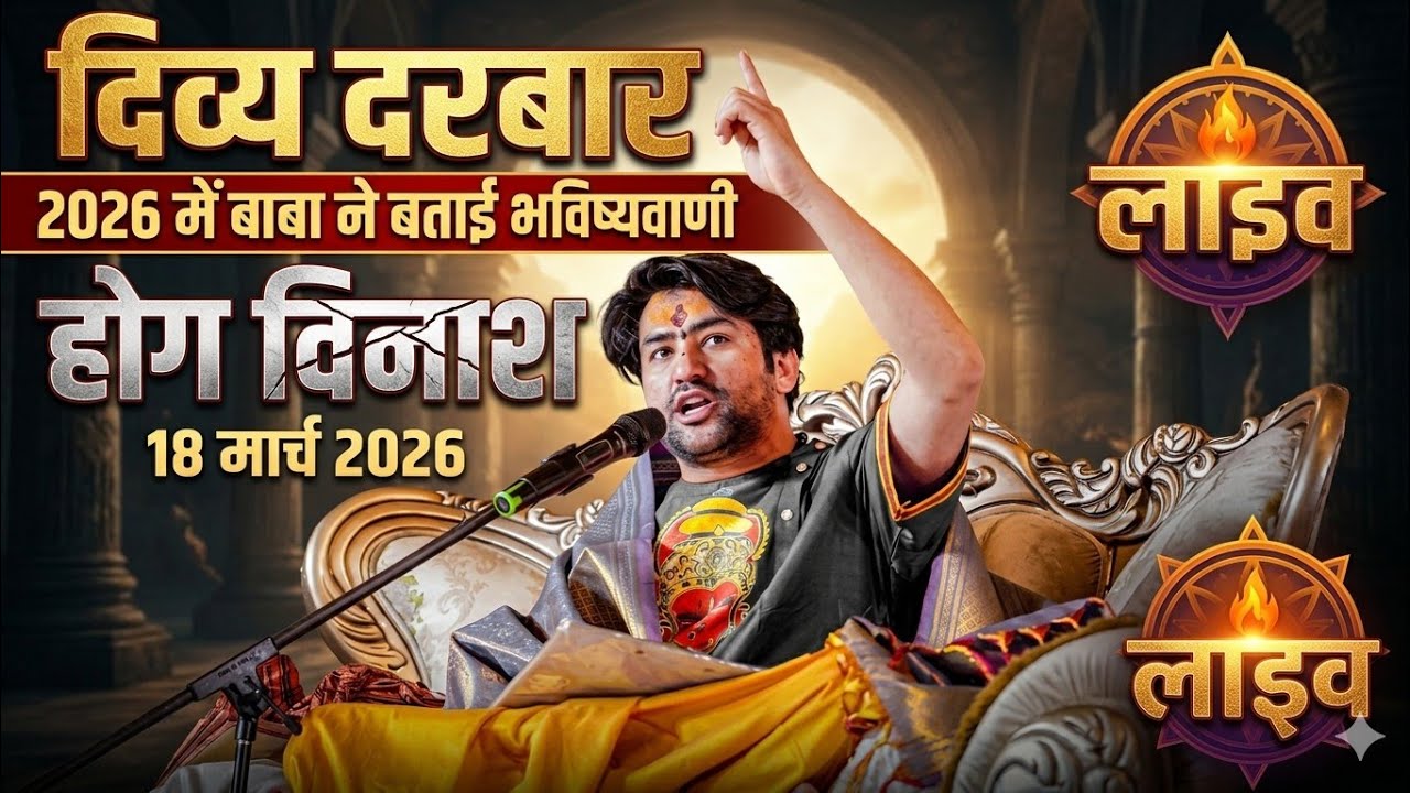 LIVE: Bageshwar Dham Sarkar Divya Darbar | 18 मार्च 2026 | Bhiwandi Mumbai maharastra