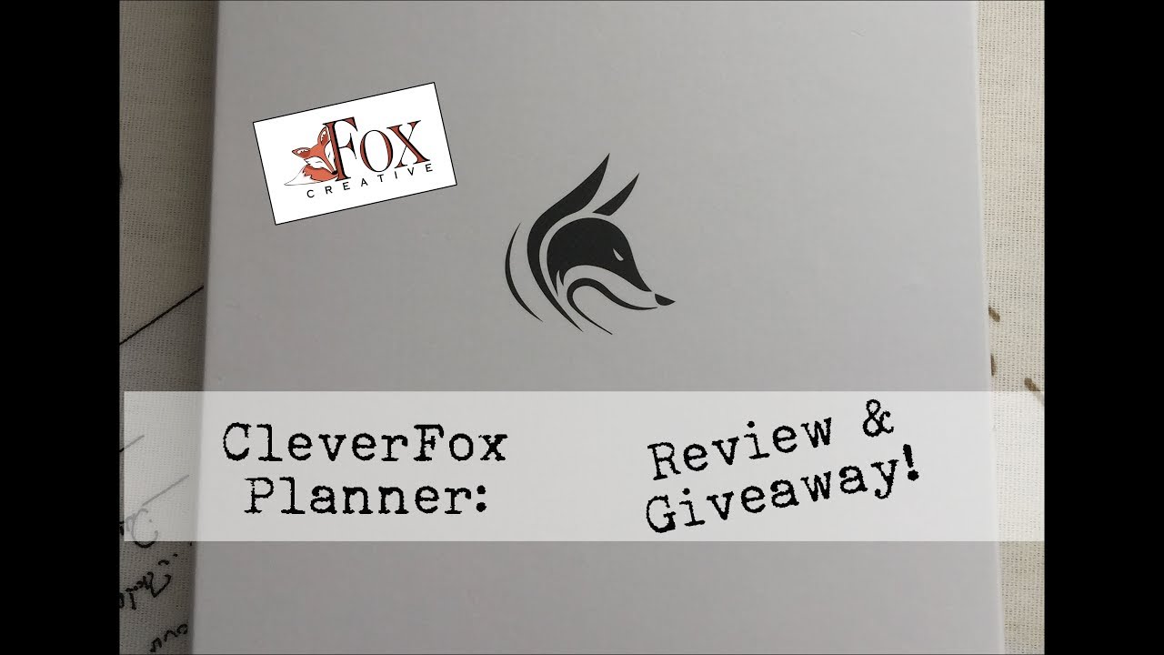 CleverFox Planner Review and Giveaway