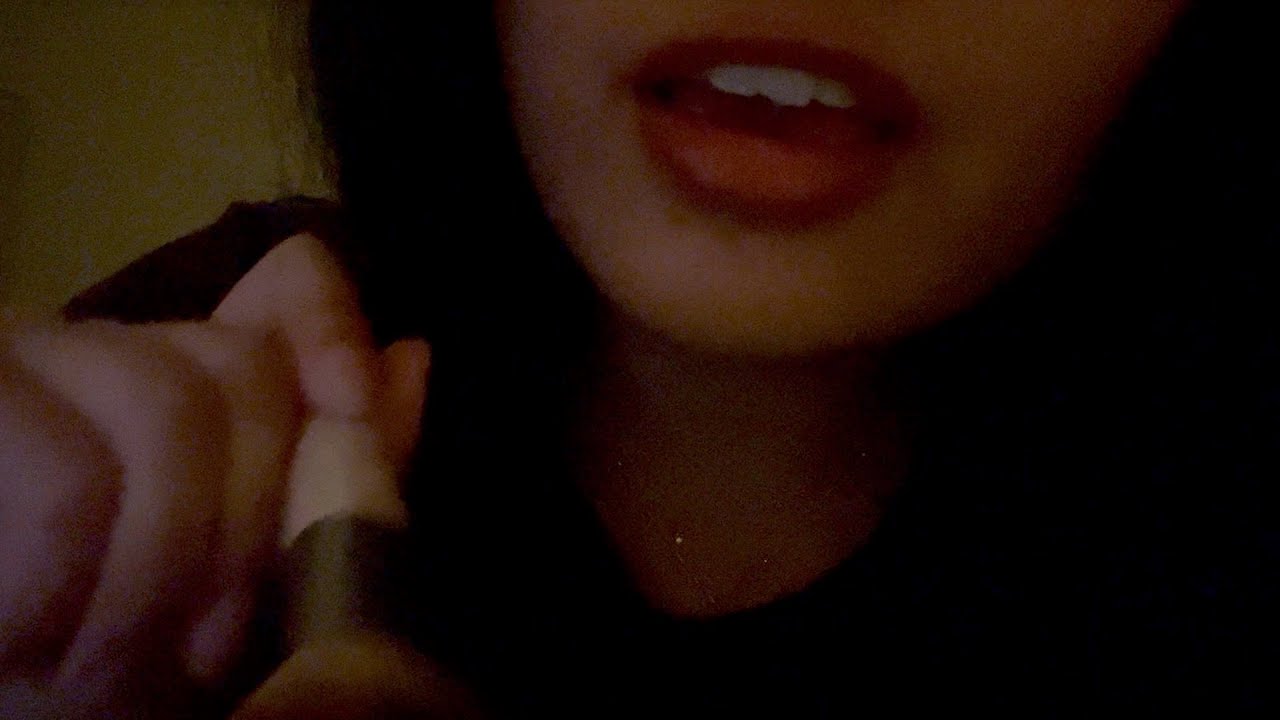 ASMR doing your makeup at night (lofi roleplay)