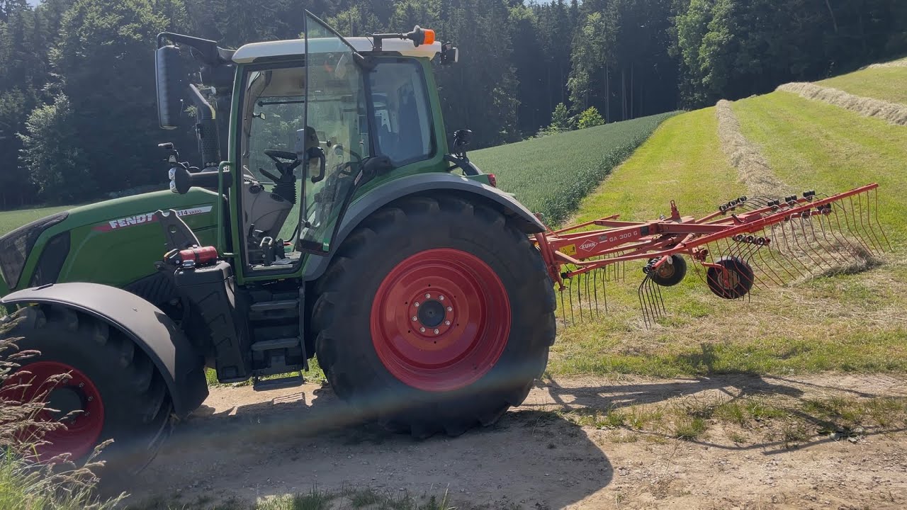 Vlog#63 Heu schwaden mit Fendt 314 one