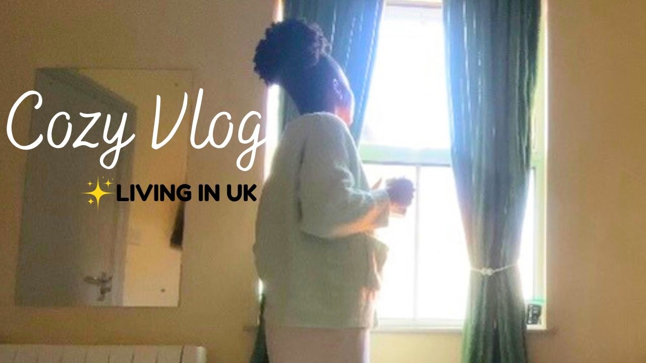 Living in UK| Cozy days, baking, juicing, press on nails, sewing | Anastasia