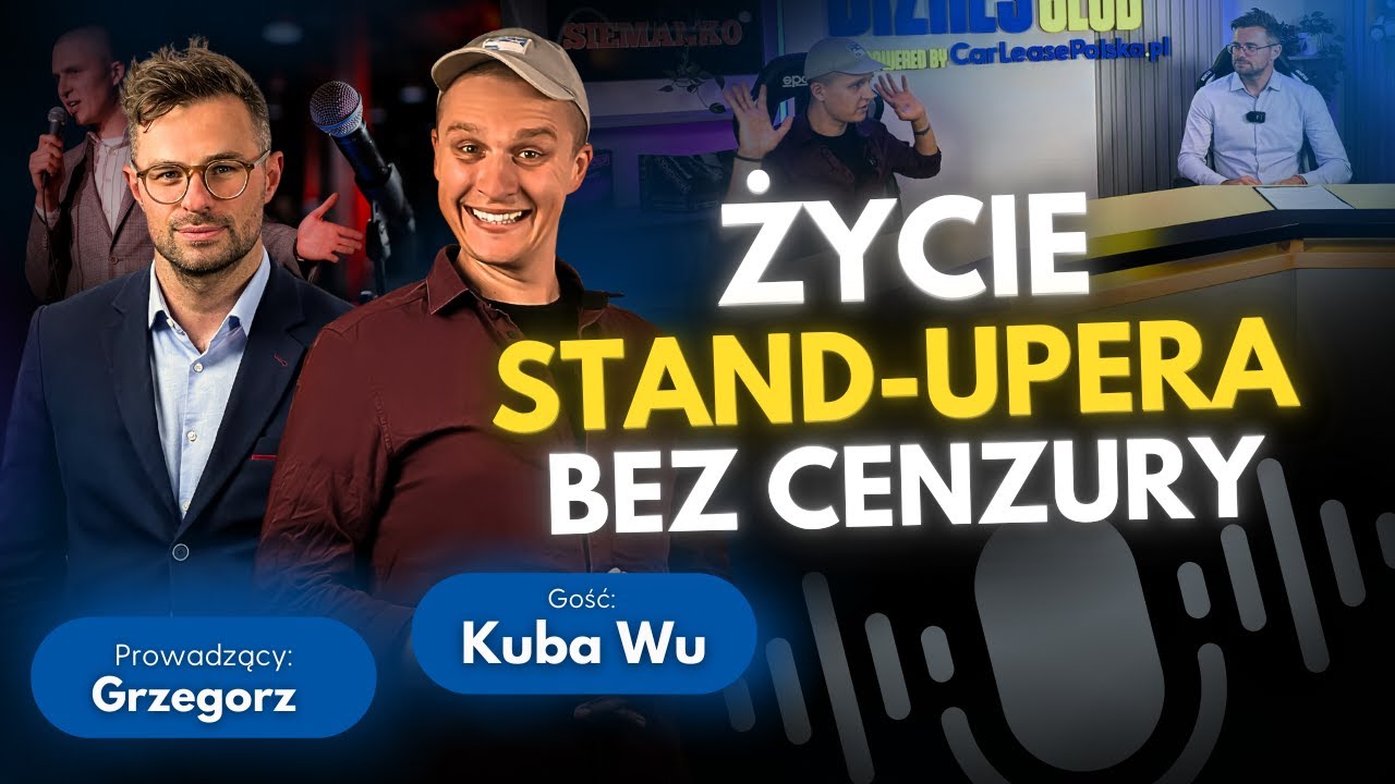 Ile zarabia Stand-uper? Kulisy kariery i polskiej sceny komediowej | Kuba Wu | BiznesClub TV