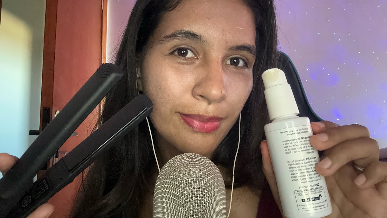 ASMR FAZENDO CACHOS NO SEU CABELO