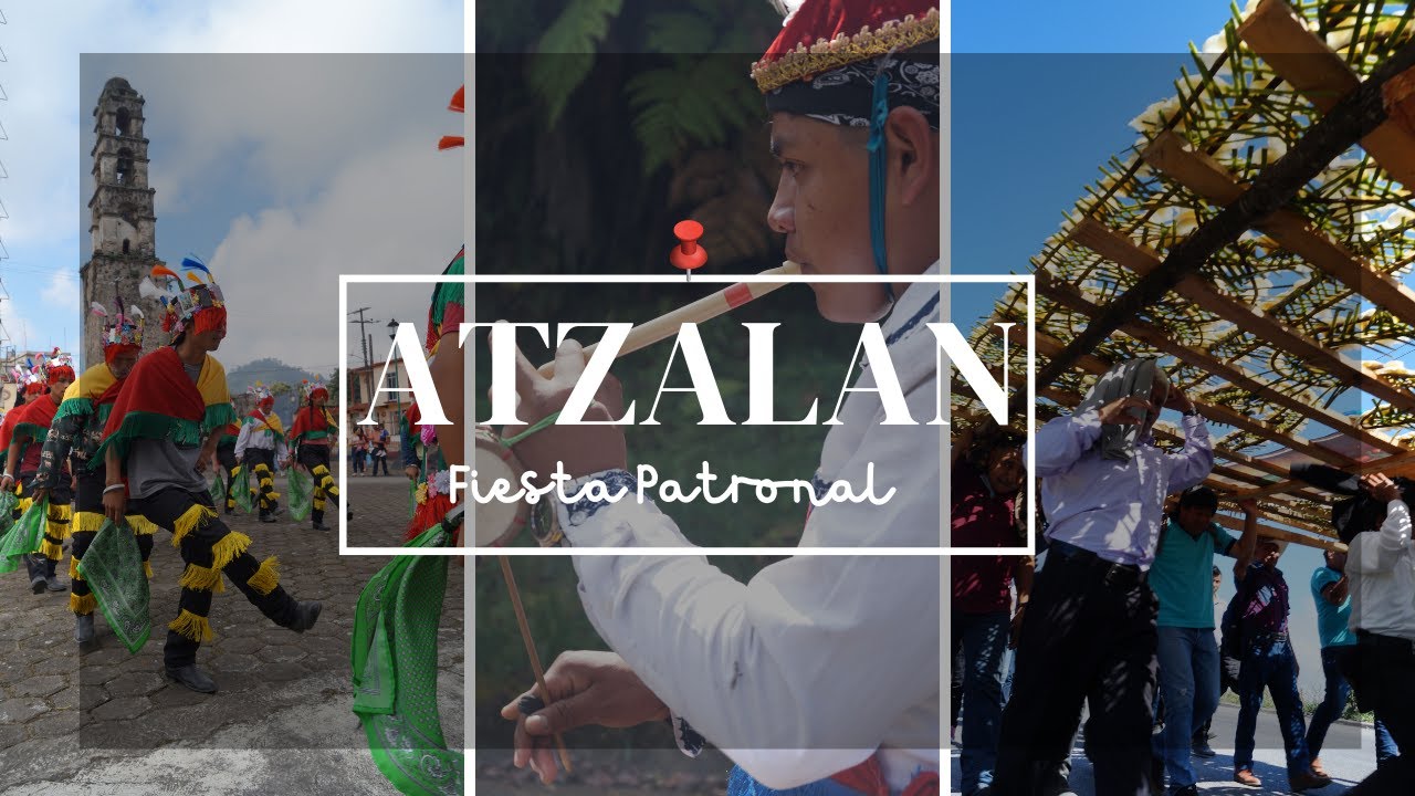 la FIESTA PATRONAL de ATZALAN 👺💃🦅