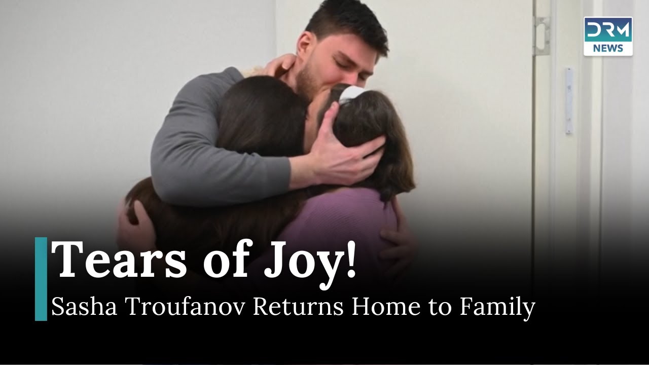 Emotional Reunion: Israeli Hostage Sasha Troufanov Returns to Family After 15 Months |DRM News| AH1Z