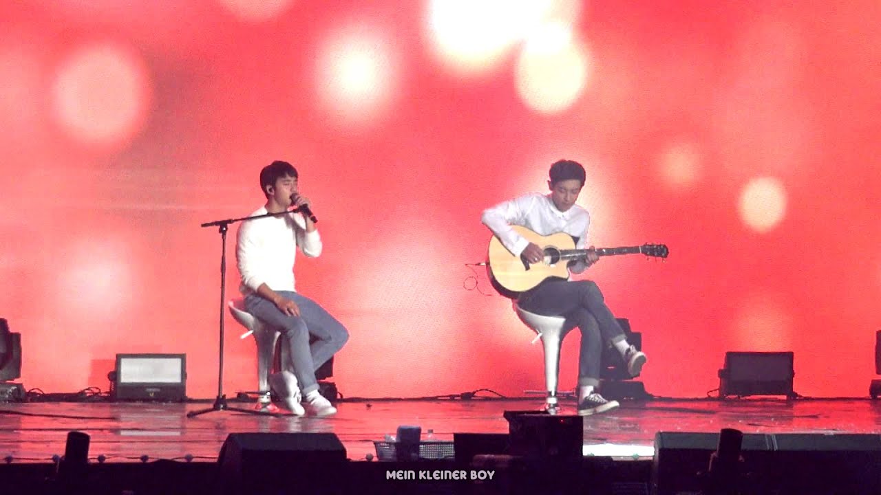 151010 EXO-Love concert - Boyfriend(acoustic ver.) D.O. with Chanyeol