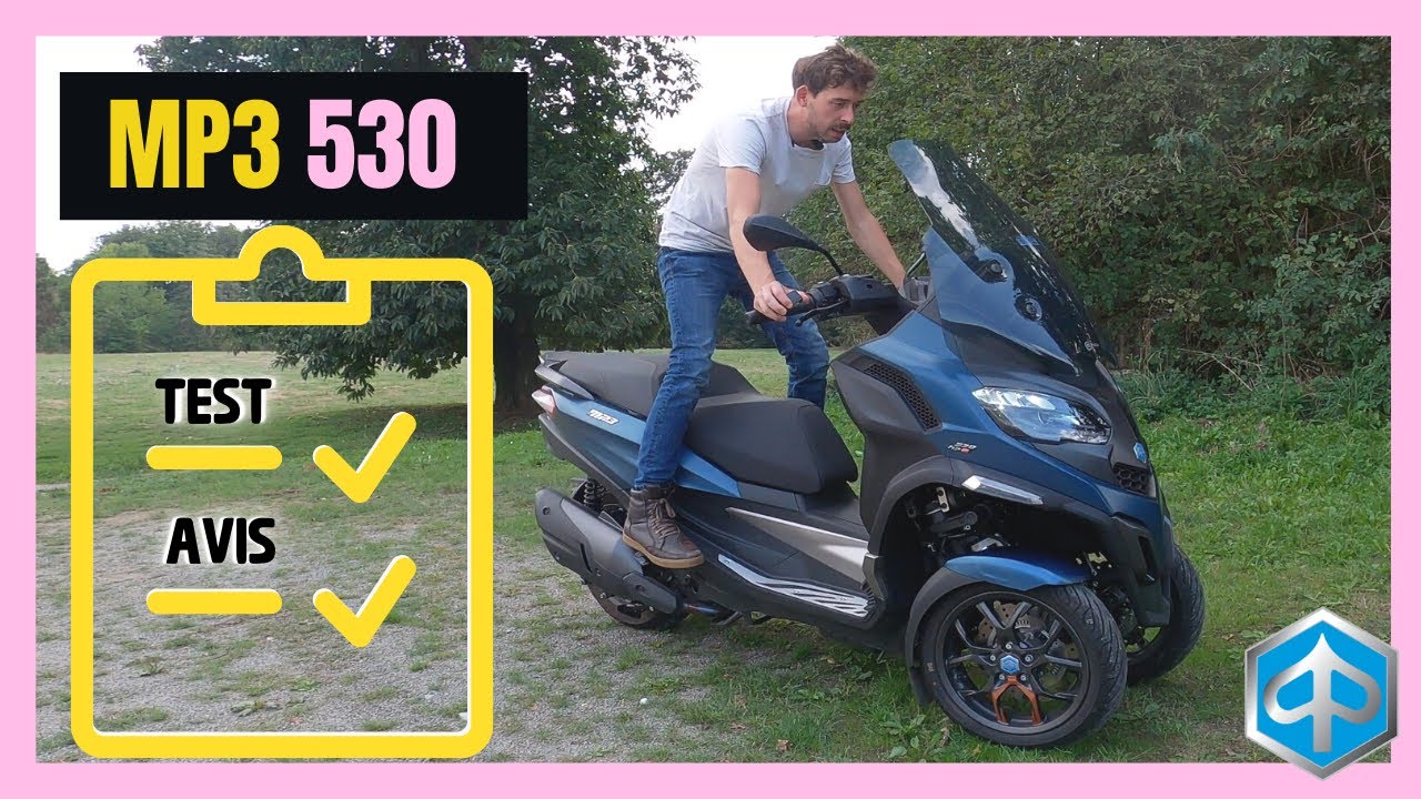 Le test du piaggio mp3 530 hpe de 2022  par @antoninatb