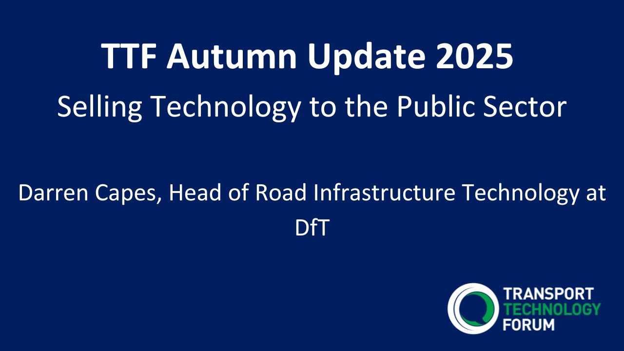 TTF Autumn Update 2025: Selling Technology to the Public Sector