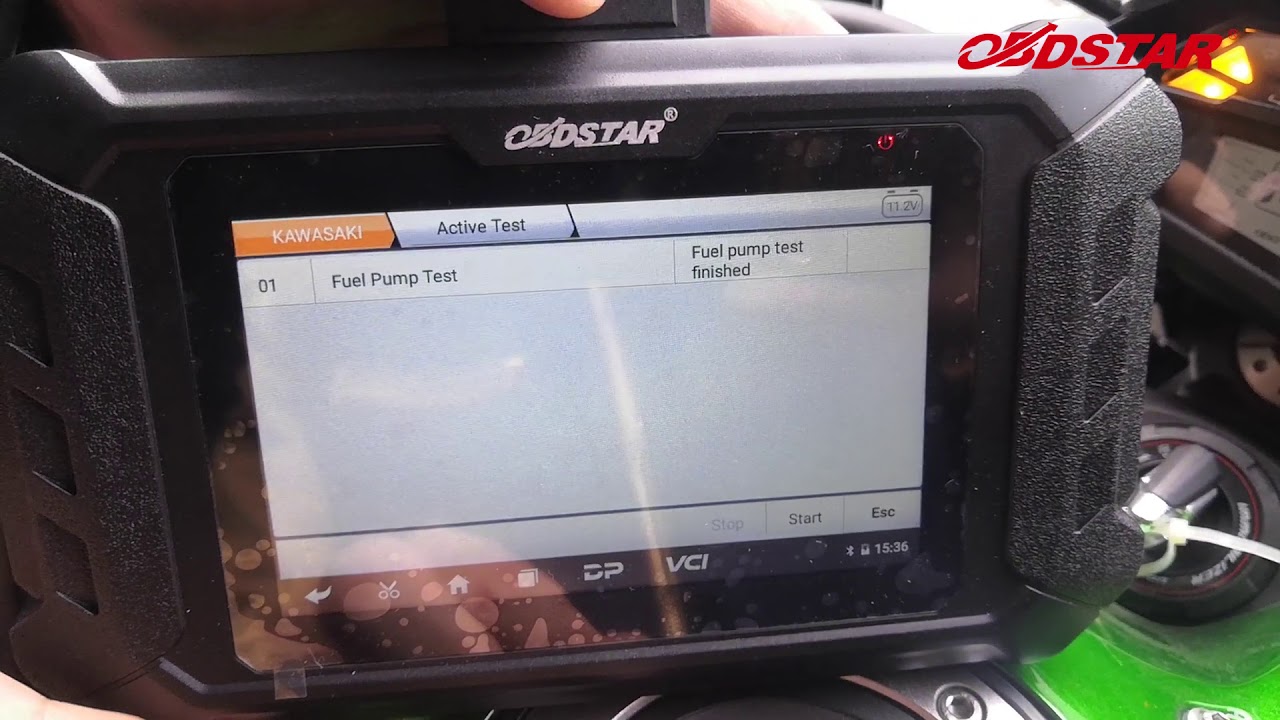 OBDSTAR Motorcycle Scanner_MS50 2019 Kawasaki Z1000 ALL SYSTEM TEST