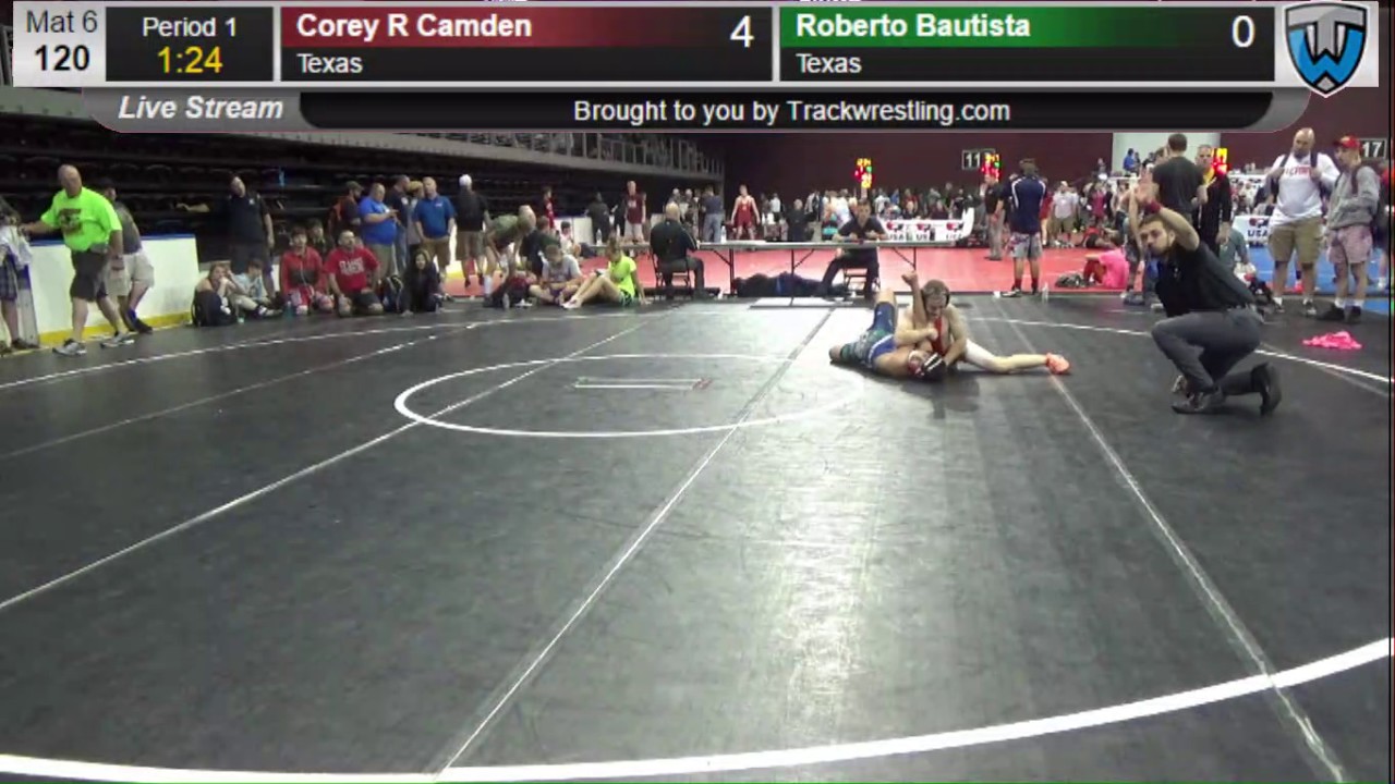 651 Schoolboy 120 Corey R Camden Texas vs Roberto Bautista Texas 2198117010