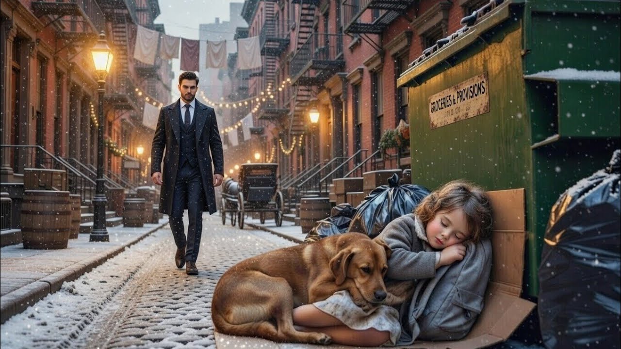 CEO Entdeckt Ein Mädchen Und Ihren Hund Im Müll Schlafen –Die Wahrheit Zerbrach Sein Herz | NordAura