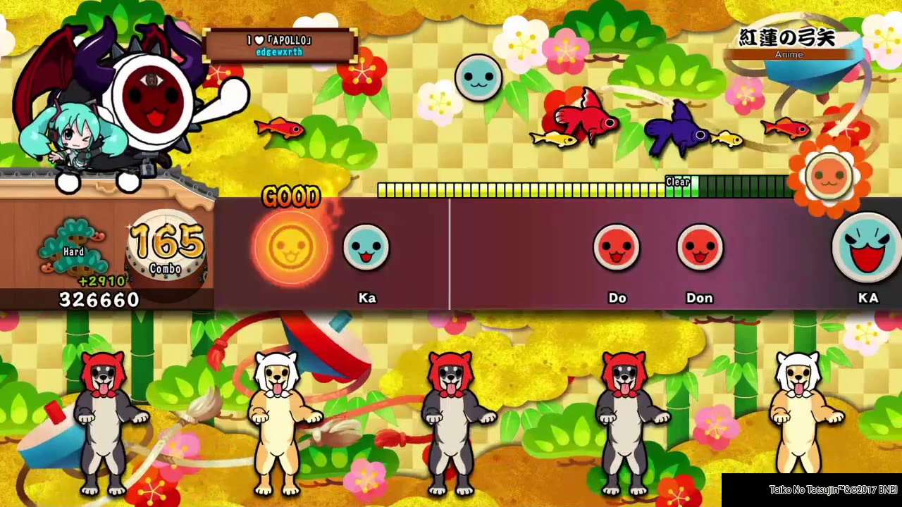 Guren no Yumiya (Attack On Titan OP) 6 ★ - Hard Full Combo - Taiko no Tatsujin: Drum Session!