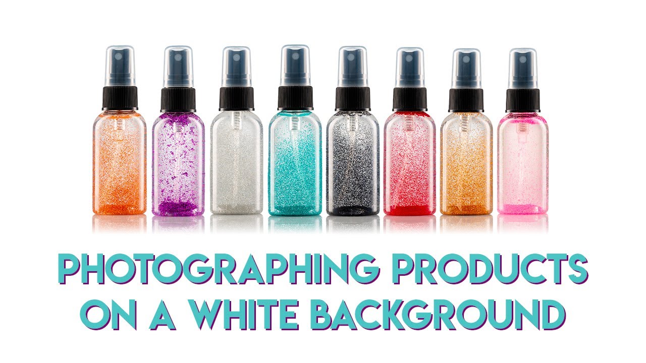 Product photography on a white background using Super Flags