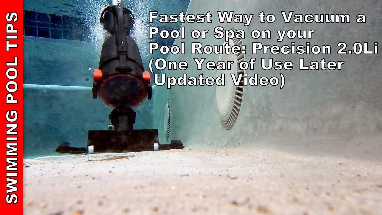 Schnellste Methode zum Absaugen eines Pools und Spas &ndash; Precision 2.0Li (Aktualisiertes Video nach...