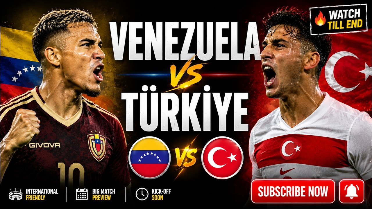 VENEZUELA vs T&Uuml;RKİYE 🔥 Can Turkey Continue Their Winning Run? | Match Preview 2026