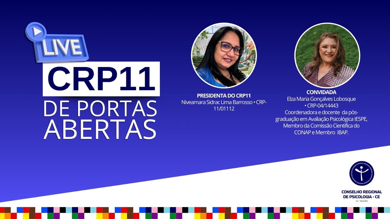 CRP11 DE PORTAS ABERTAS - Live com Elza Lobosque CRP-04/14443