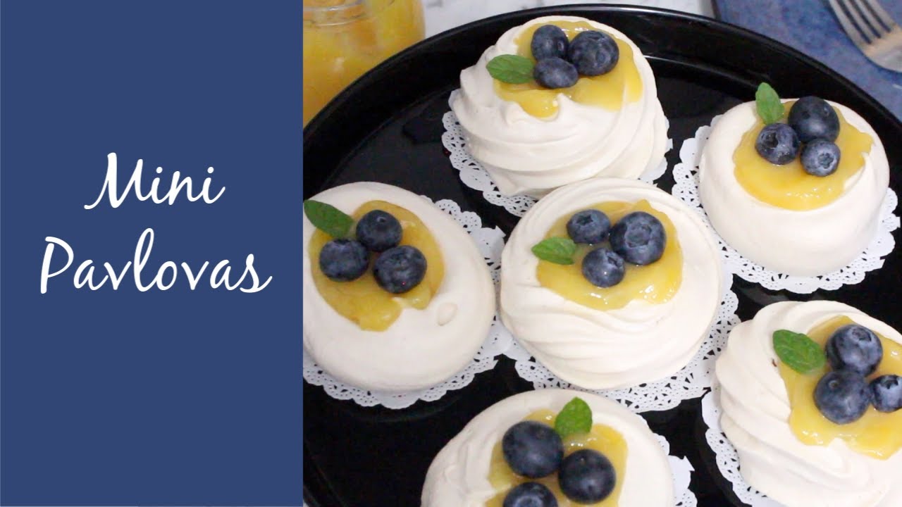 Mini Pavlovas | Pavlova recipe - made from scratch | Cooktober 2019 - Episode 25