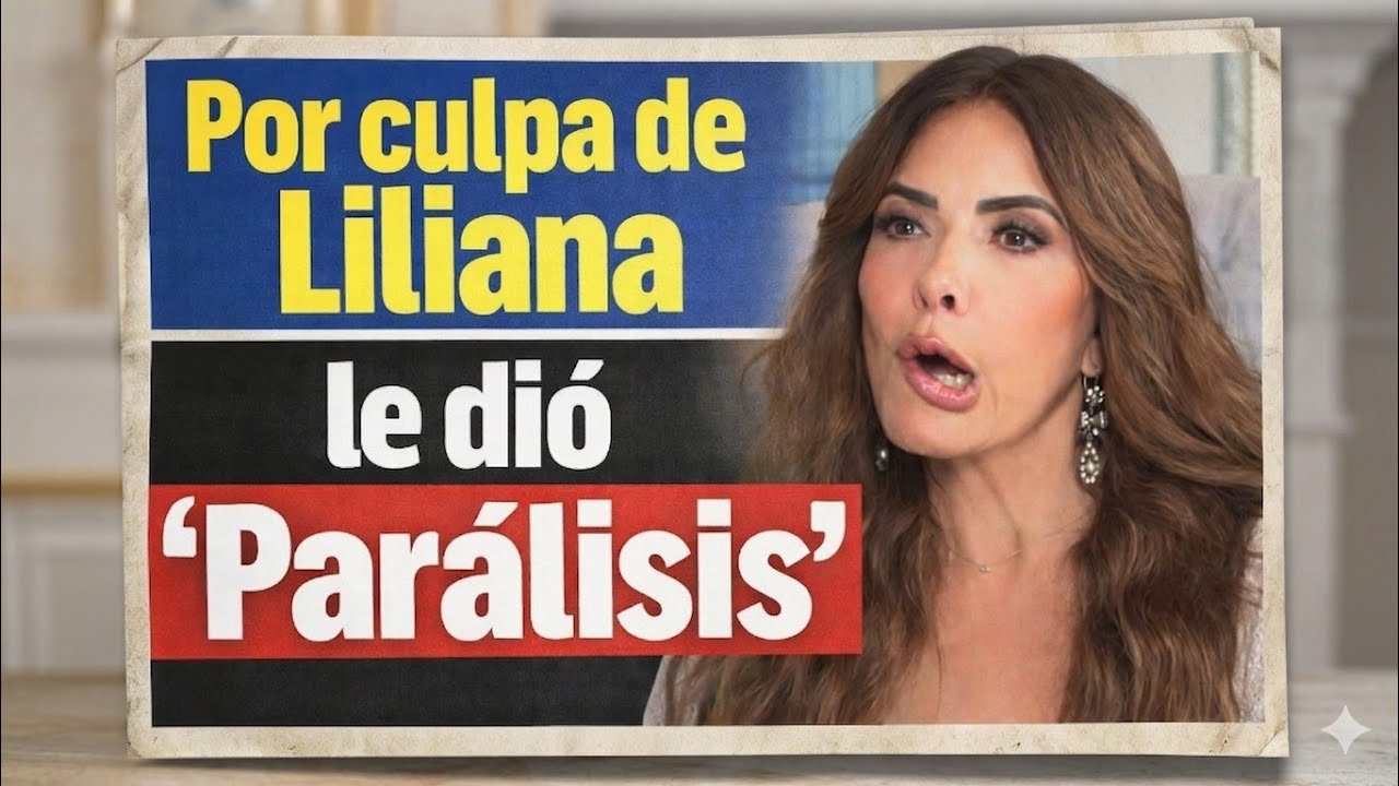 POR CULPA DE LILIANA LE DIÓ PARÁLISIS