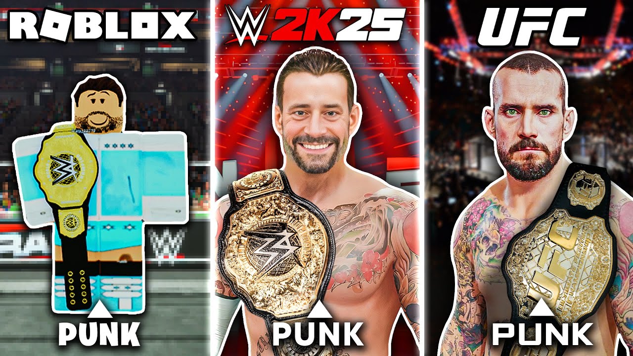 I Played As CM Punk In EVERY Video Game!