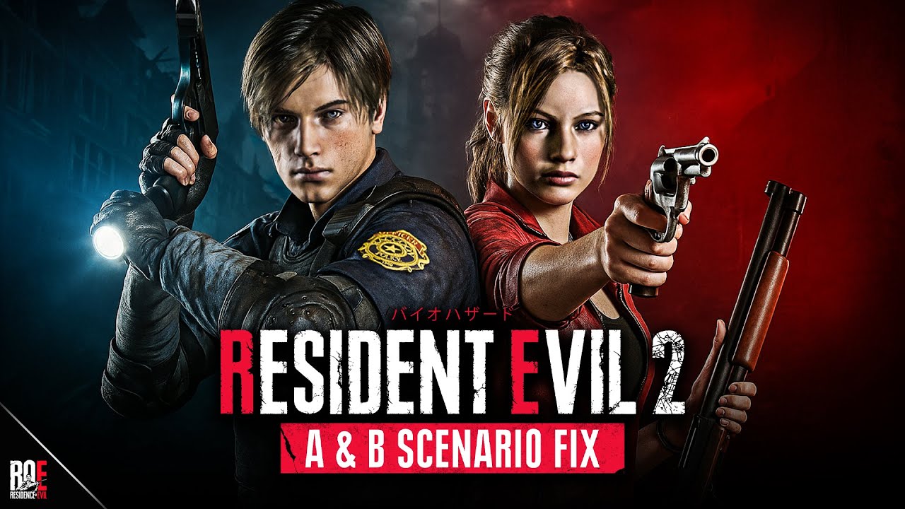 RESIDENT EVIL 2: REMAKE | A & B Scenario FIX Mod | FULL GAMEPLAY