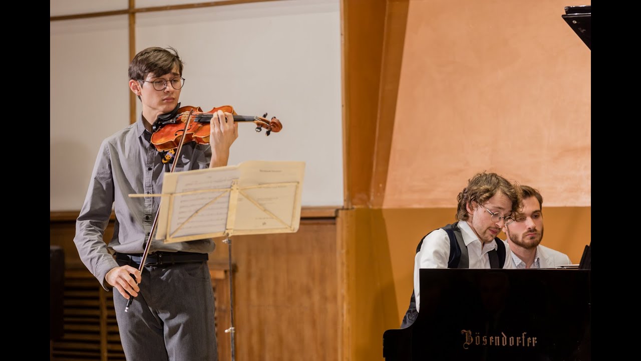 Richard Strauss Violin Sonata in E-flat Major, II part/Maxim Tzekov, violin& Julian Trevelyan, piano