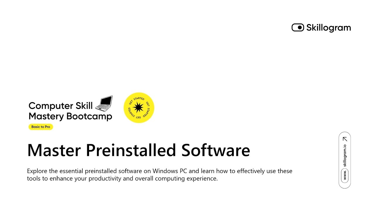 1.3.4 Explore Preinstalled Software