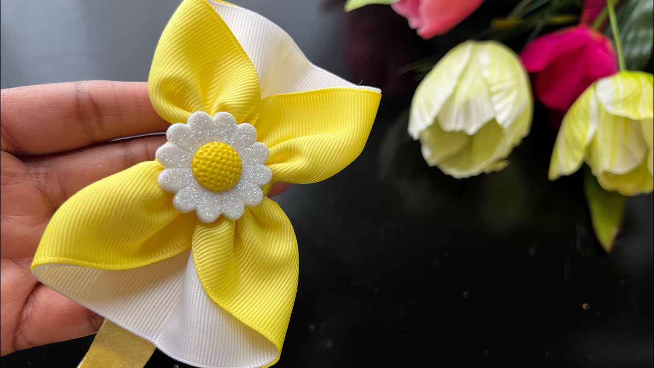 Moños hermosos para bebés | diadema para bebé
