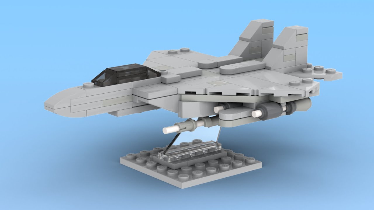 LEGO Mini F-15E Strike Eagle 🛫⚡ Supersonic LEGO Action! 🧱✨ #lego #legoshorts #legomoc #legoanimation