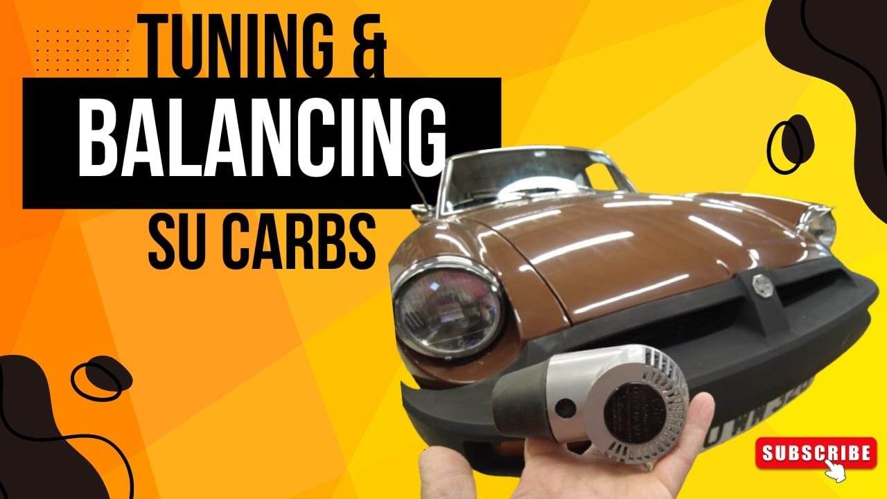 MGB Twin SU Carburetor Balancing Tutorial | Improve Engine Performance